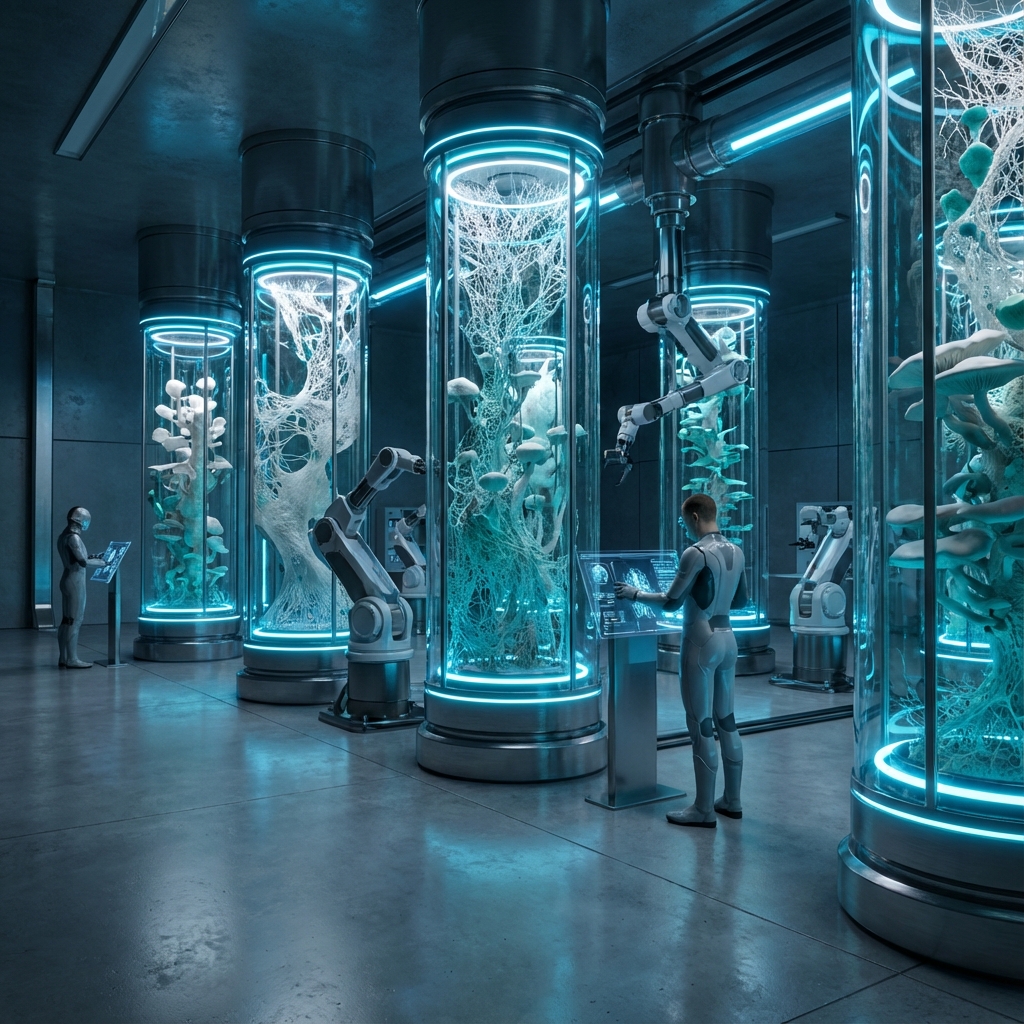 Mycelium Vertical Farm